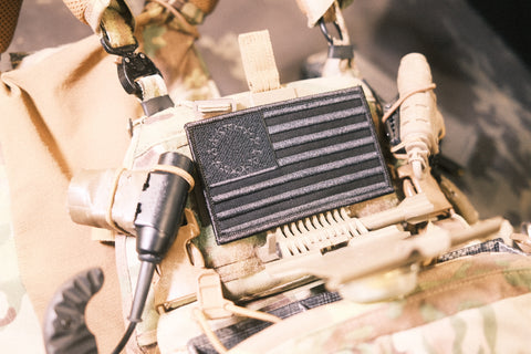 Betsy Ross Flag All Black 3" x 5"