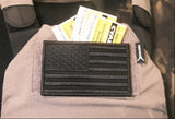 American Flag All Black 3" x 5"