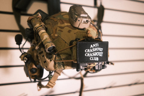 Anti Crashout Crashout Club 2" x 3.5"