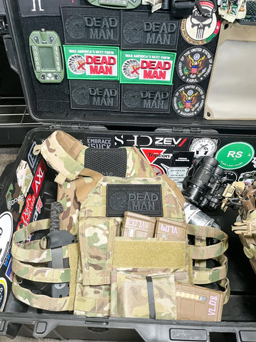 Dead Man Patch Blackout 3" x 5"